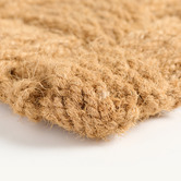 Wicka Natural Maine Hand-Knotted Coir Doormat