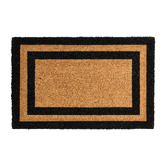 Wicka Black Charterhouse Double Coir Doormat