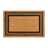 Wicka Black Charterhouse Triple Coir Doormat