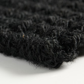 Wicka Black Lands Ends Hand-Knotted Coir Doormat