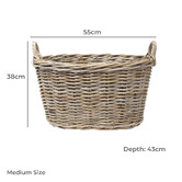 Wicka 2 Piece Camden Tapered Rattan Basket Set