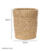 Wicka 3 Piece Marco Seagrass Basket Set