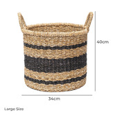 Wicka 3 Piece Woodbury Seagrass Basket Set