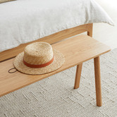 Modern Collective Enzo American Oak Wood Dining Bench