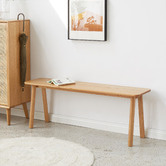 Modern Collective Enzo American Oak Wood Dining Bench