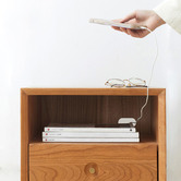 Modern Collective Clayton Cherry Wood Bedside Table