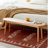 Modern Collective Zaynah Oak Wood Ottoman Bench