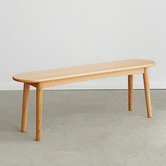 Modern Collective Zaynah Oak Wood Ottoman Bench
