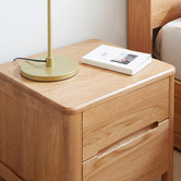 Modern Collective Portillo Oak Wood Bedside Table
