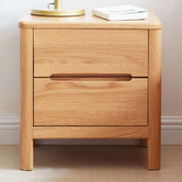 Modern Collective Portillo Oak Wood Bedside Table