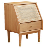 Modern Collective Marcela American Oak Wood Bedside Table