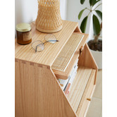 Modern Collective Marcela American Oak Wood Bedside Table