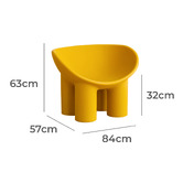 Modern Collective Roly Poly Replica Armchair