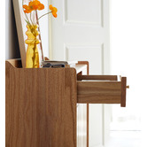 Modern Collective Baros 2 Door Oak Wood Shoe Cabinet
