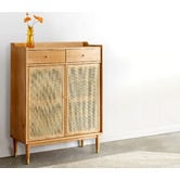 Modern Collective Baros 2 Door Shoe Cabinet with Drawers