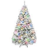 Modern Collective Vitim Snow Flocked LED Christmas Tree