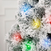 Modern Collective Vitim Snow Flocked LED Christmas Tree