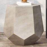 Modern Collective Grey Kate Hexagon Shaped Side Table