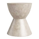 Modern Collective Grey Kate Pedestal Side Table