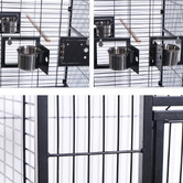 Modern Collective 173cm Steel Bird Cage with Stand