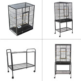 Modern Collective 135cm Steel Bird Cage with Stand