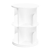 Modern Collective Freya 2 Tier Rotating Bookshelf