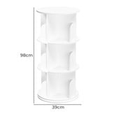 Modern Collective Freya 3 Tier Rotating Bookshelf