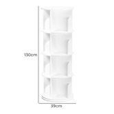 Modern Collective Freya 4 Tier Rotating Bookshelf