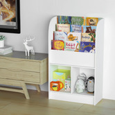 Modern Collective Kids&#039; White Stirling Bookcase