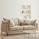 Modern Collective Maxim 2 Seater Linen-Blend Sofa