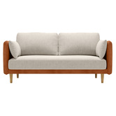 Modern Collective Kremer 2 Seater Linen-Blend Sofa