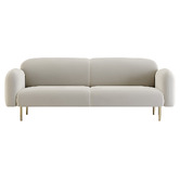 Modern Collective Leopold 2 Seater Velvet Sofa