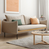 Modern Collective Vivaldi 3 Seater Linen-Blend Sofa