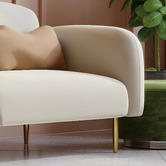 Modern Collective Leopold 2 Seater Velvet Sofa