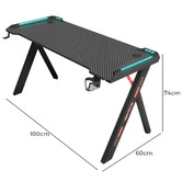 Modern Collective Max LED Gaming Desk