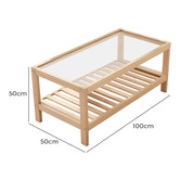 Modern Collective Darcy Pine Wood Coffee Table