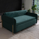 Modern Collective Caspar 2 Seater Velvet Sofa Bed