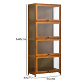 Modern Collective Alexis 4 Door Display Cabinet
