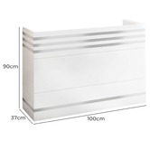 Modern Collective 100cm Gael Reception Desk