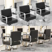 Modern Collective Veronica Faux Leather Salon Chair