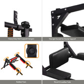 Modern Collective Archer Multi-Grip Wall Mounted Pull-Up Bar