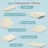 Modern Collective 6 Piece Sierra Memory Foam Pillow Set