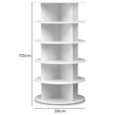 Modern Collective Milly 113cm Rotating Shelving Unit