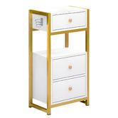 Modern Collective Desi 3 Drawer Salon Storage Cabinet