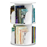 Modern Collective Freya 2 Tier Rotating Bookshelf