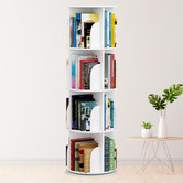 Modern Collective Freya 4 Tier Rotating Bookshelf