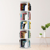 Modern Collective Freya 5 Tier Rotating Bookshelf