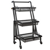 Modern Collective 3 Tier Zena Kitchen Trolley