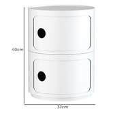 Modern Collective Centrella Componibili Replica Side Table