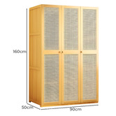 Modern Collective Docksta 3 Door Wardrobe